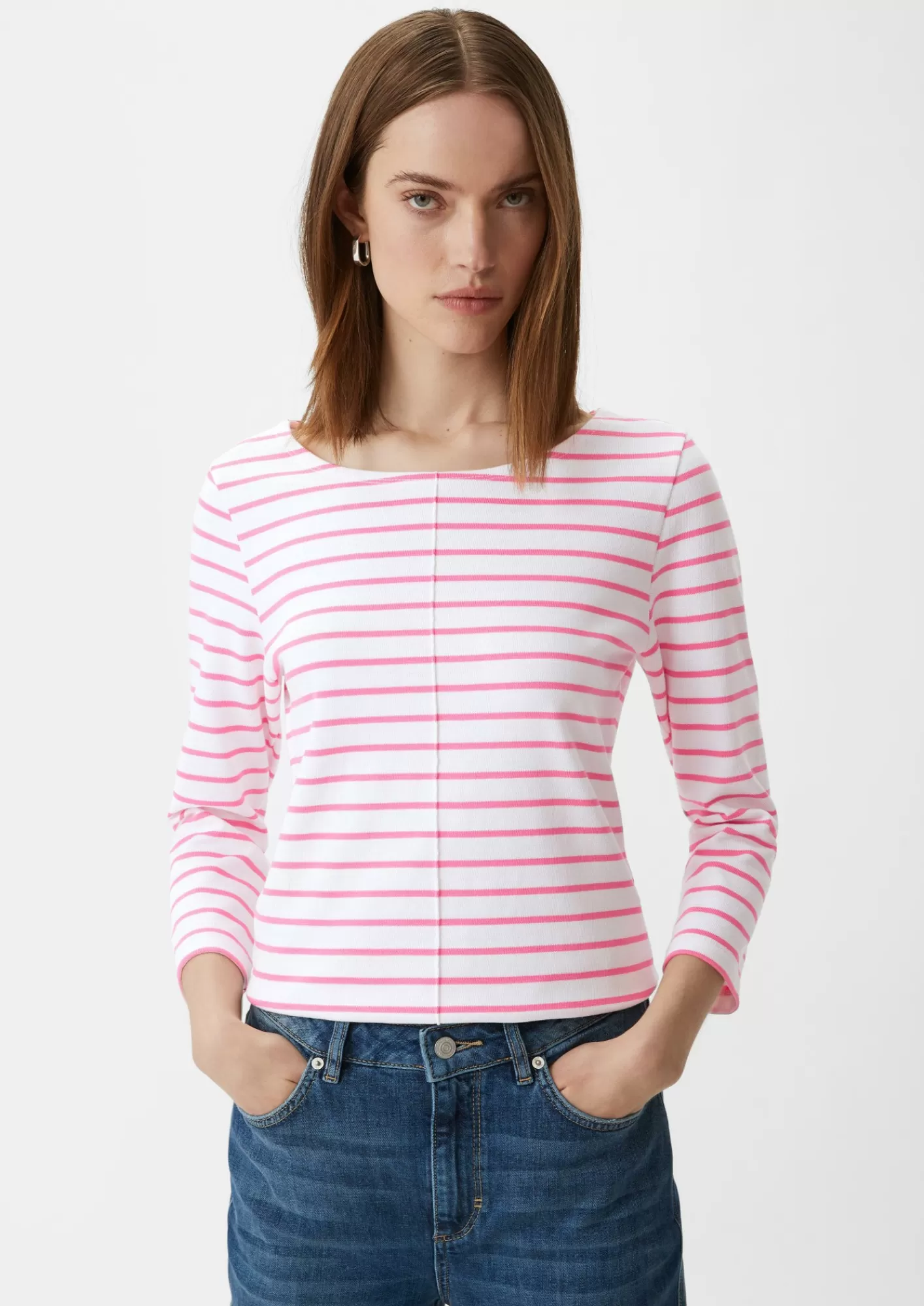 Cheap Comma T-Shirt Mit 3/4-Arm