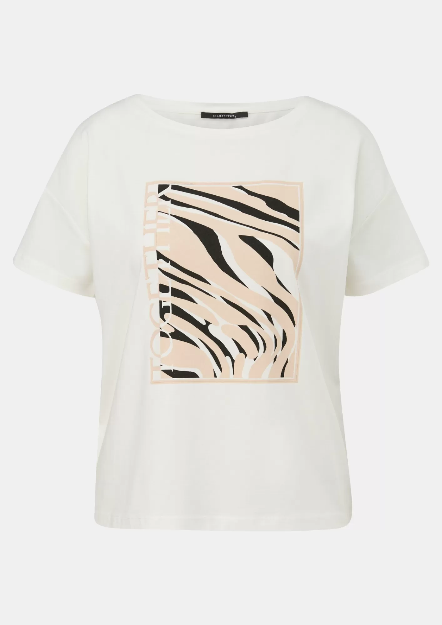 Flash Sale Comma T-Shirt Mit Frontprint