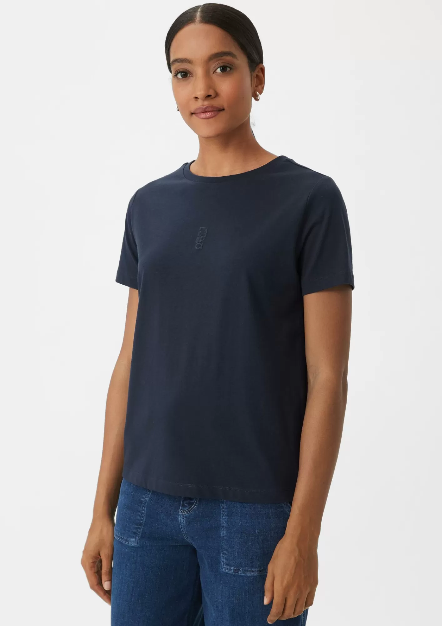 Sale Comma T-Shirt Mit Frontprint