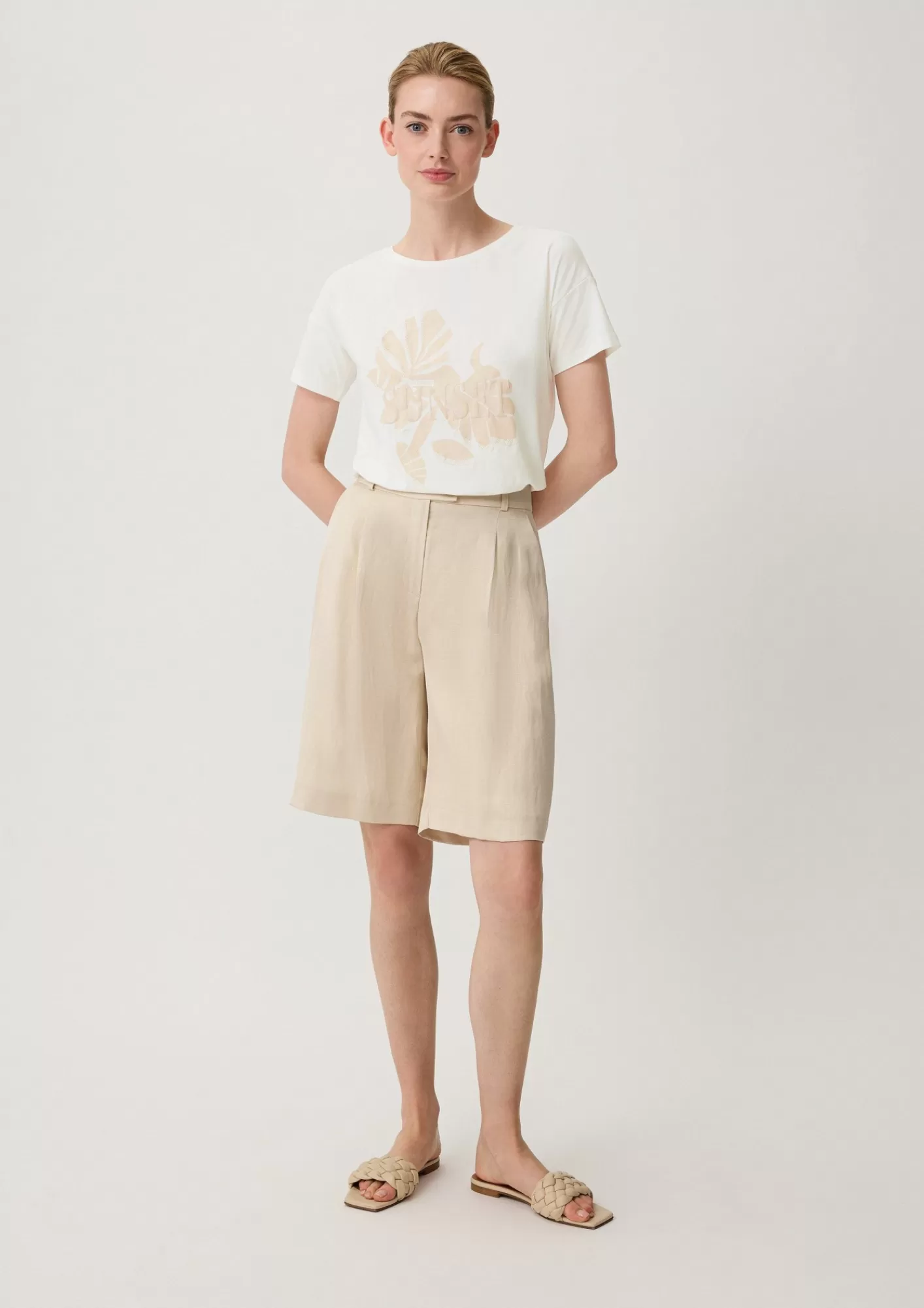 Cheap Comma T-Shirt Mit Frontprint