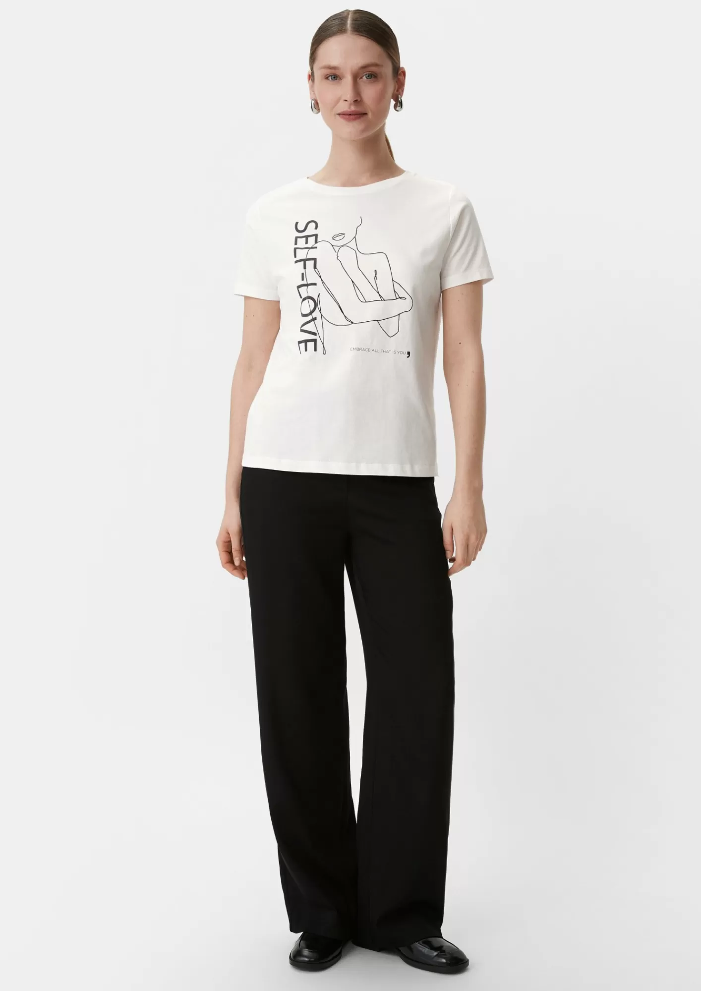 Best Sale Comma T-Shirt Mit Frontprint