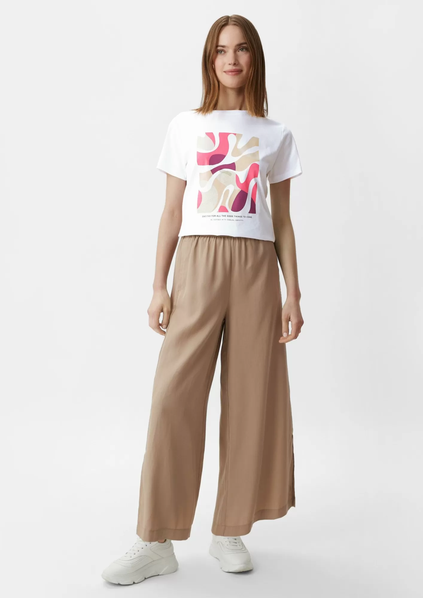 Cheap Comma T-Shirt Mit Frontprint