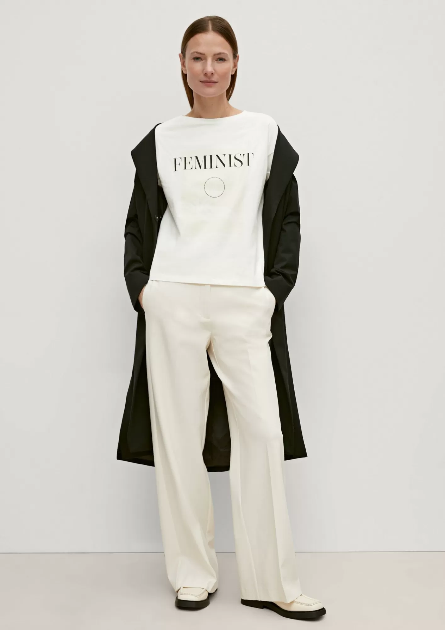 Sale Comma T-Shirt Mit Frontprint