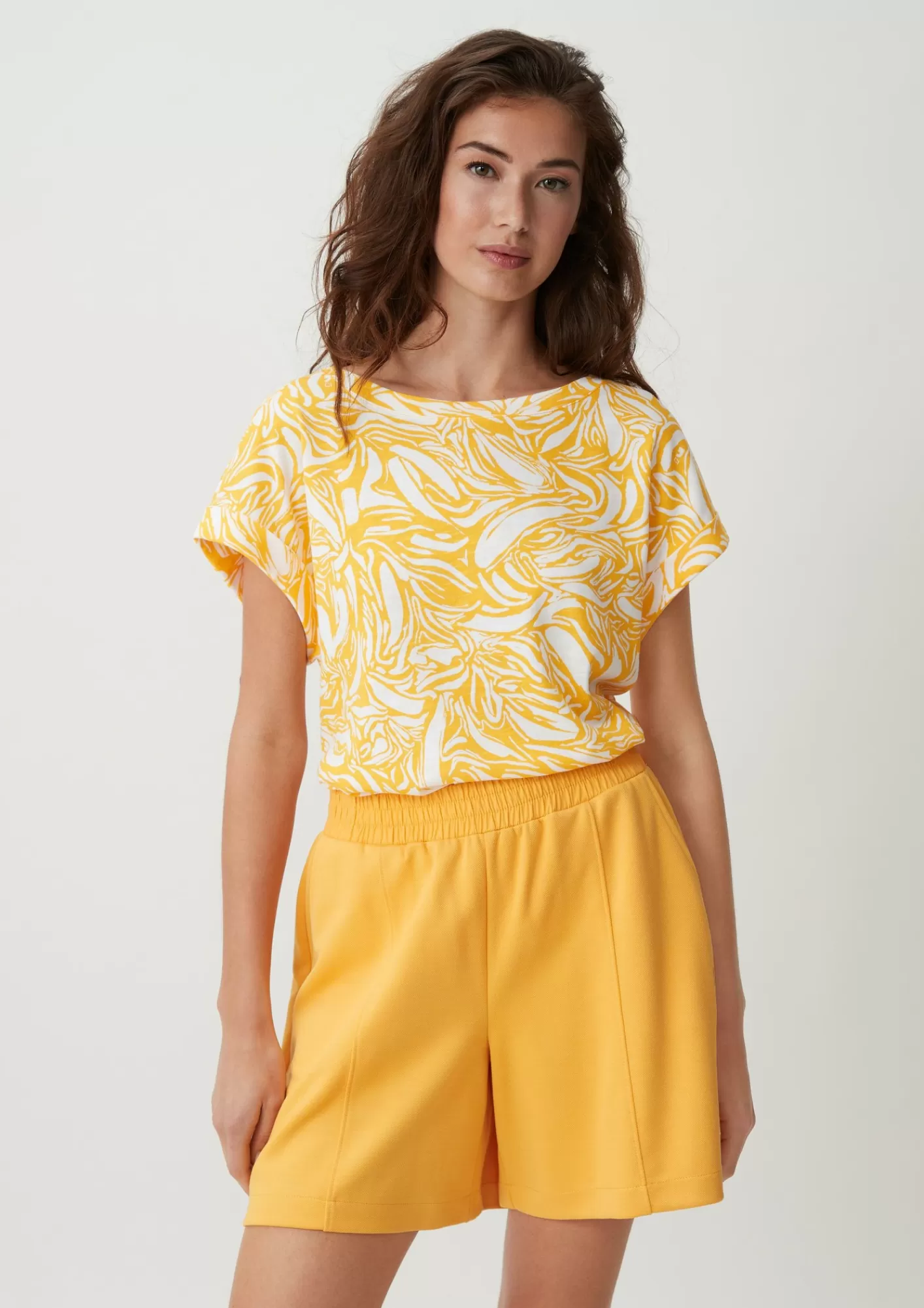 Fashion Comma T-Shirt Mit Uberschnittenen Schultern