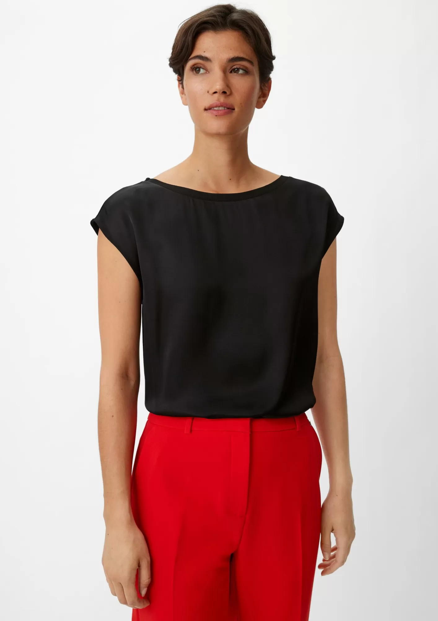 Store Comma T-Shirt Mit Uberschnittener Schulter