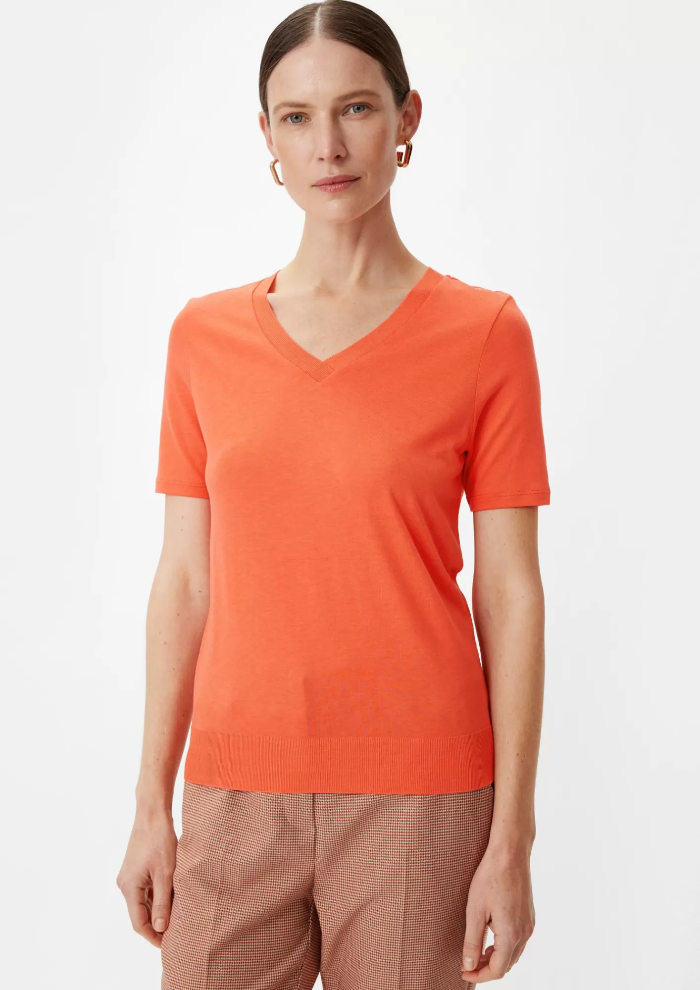Shop Comma T-Shirt Mit V-Ausschnitt