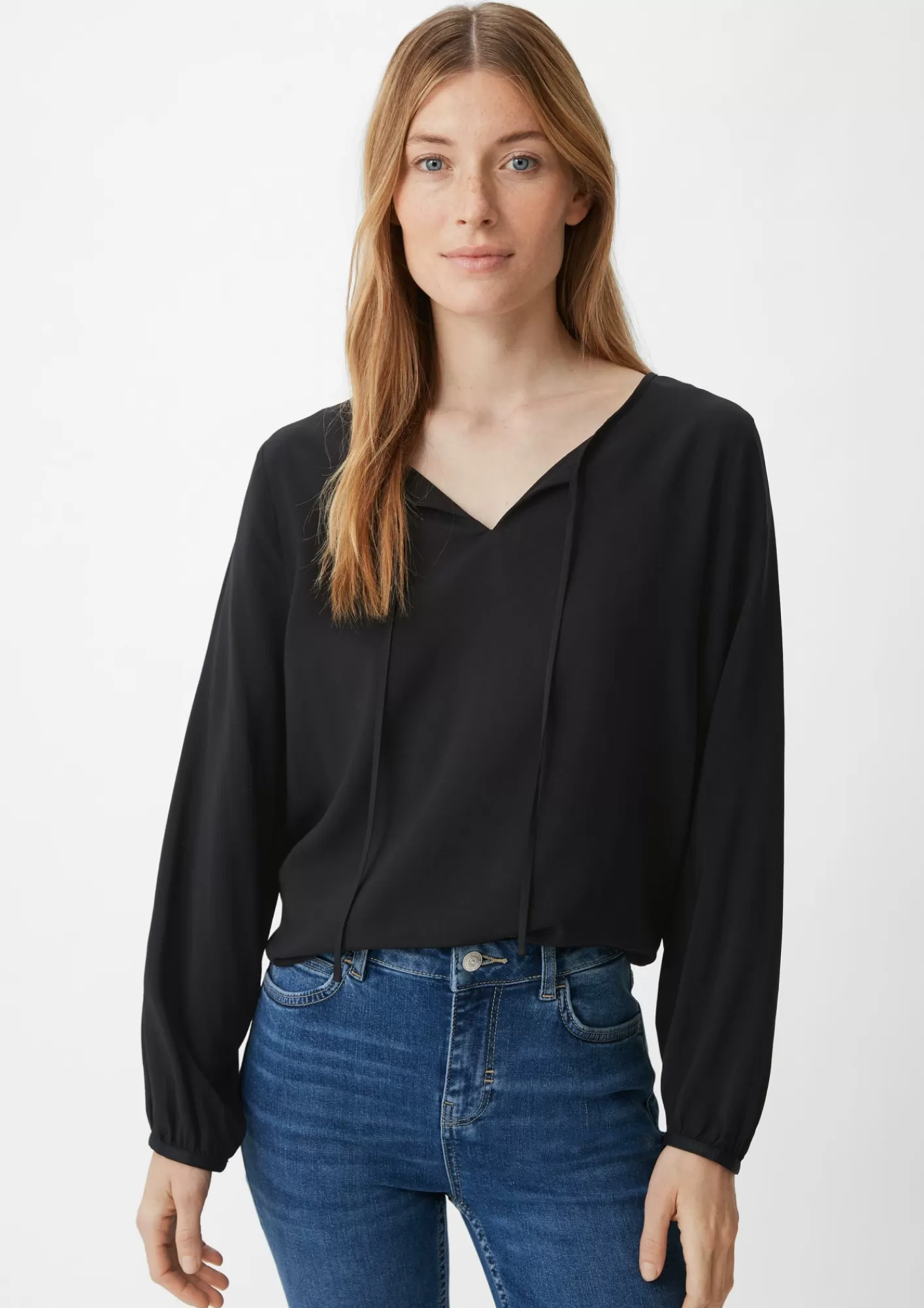 Store Comma Tunikabluse Aus Viskose