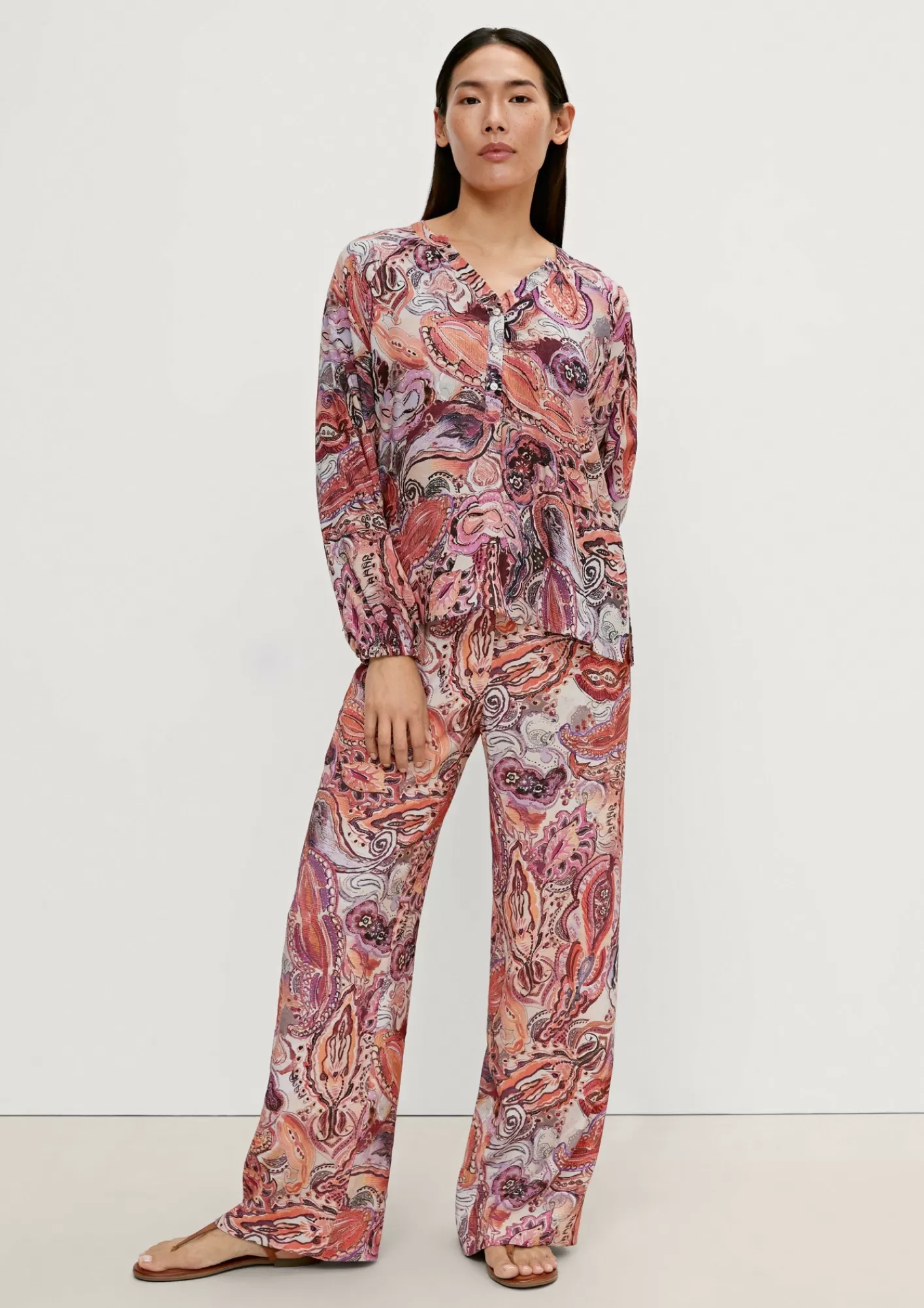 Fashion Comma Tunikabluse Aus Viskose