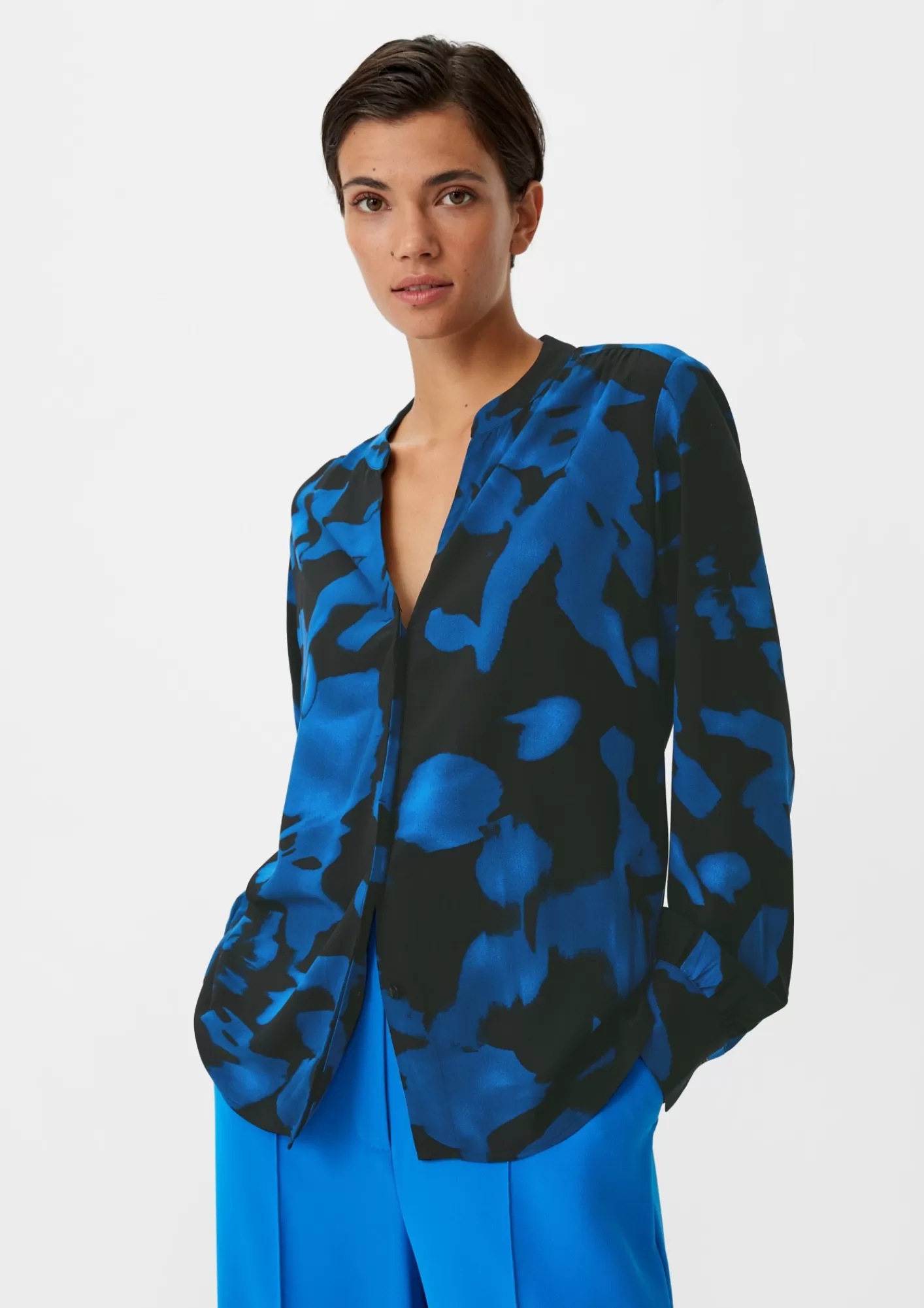 Outlet Comma Tunika-Bluse Mit Allover-Muster