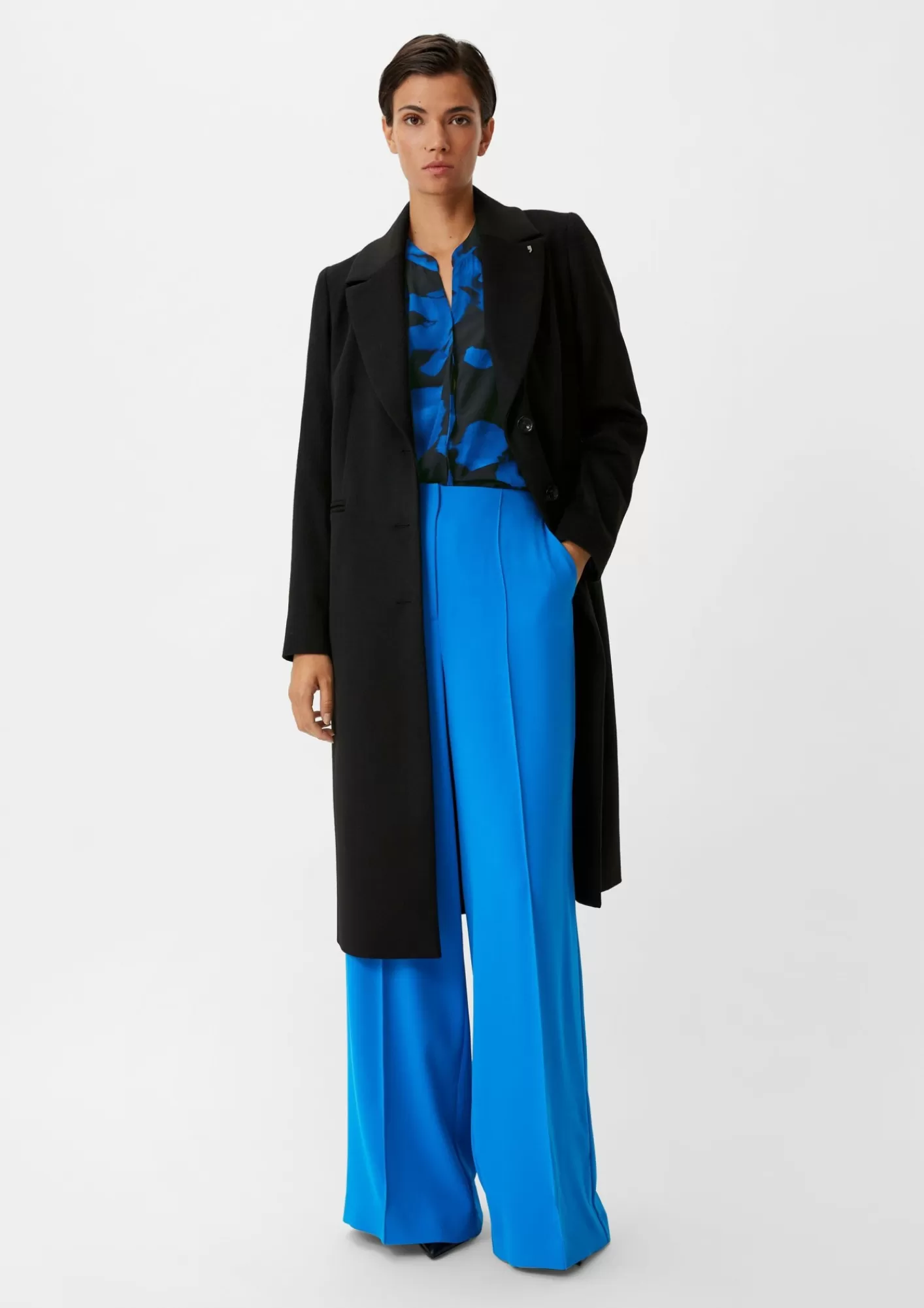 Outlet Comma Tunika-Bluse Mit Allover-Muster
