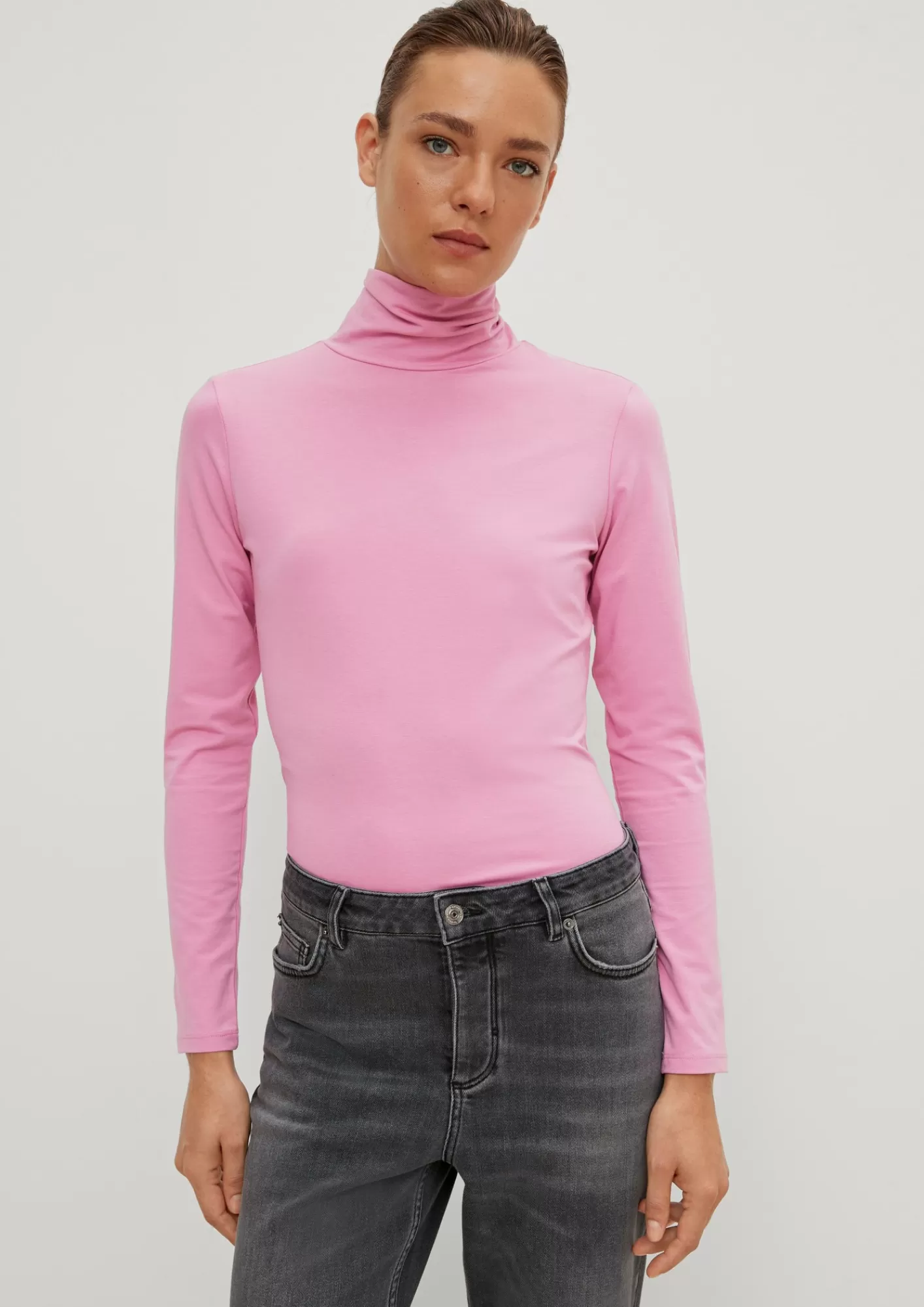 Fashion Comma Turtleneck Aus Modalmix