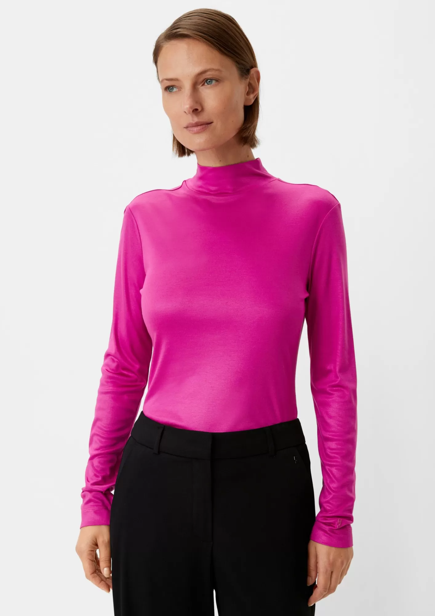 Clearance Comma Turtleneck Aus Reiner Viskose