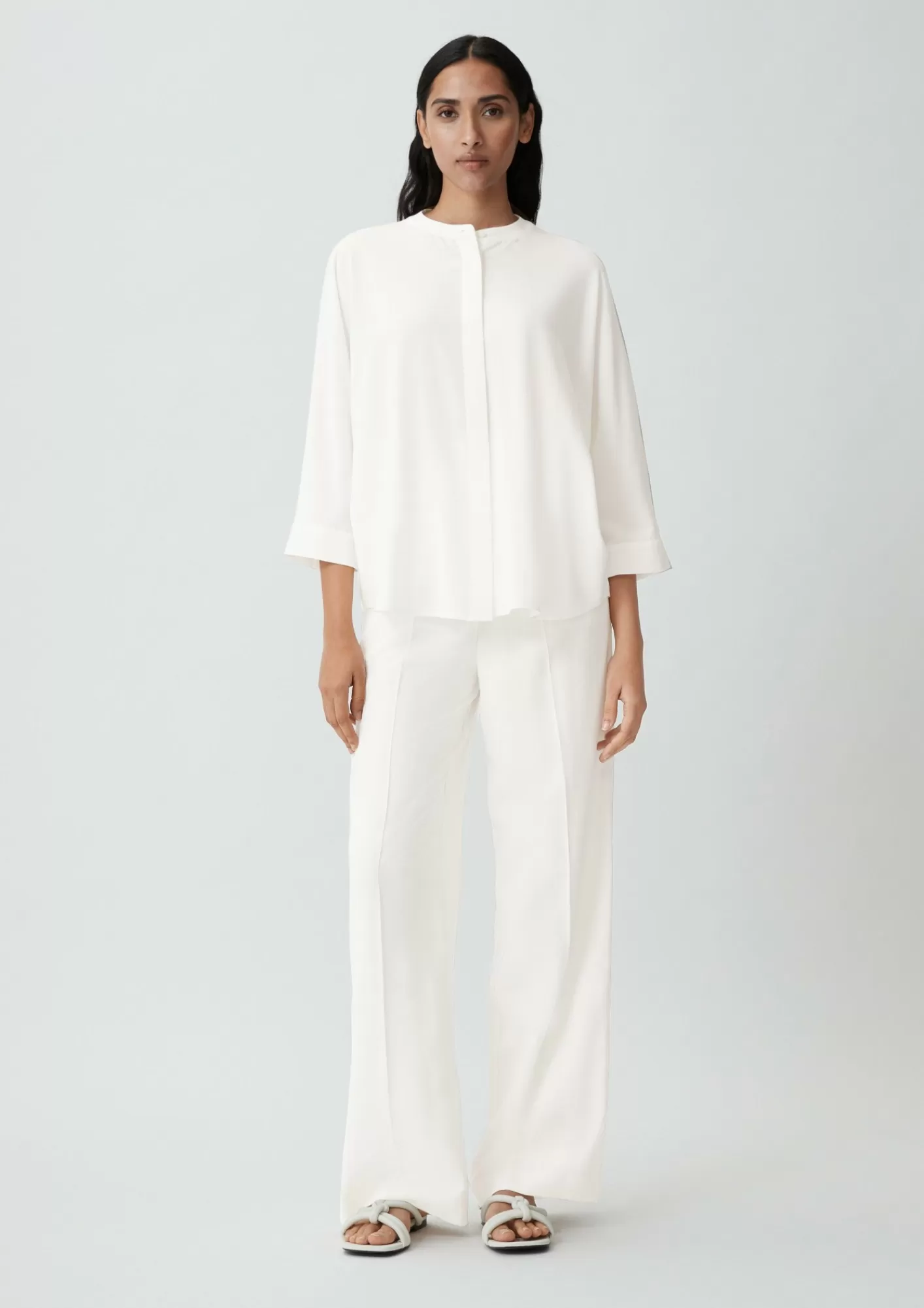 Shop Comma Twill-Bluse Aus Viskosemix