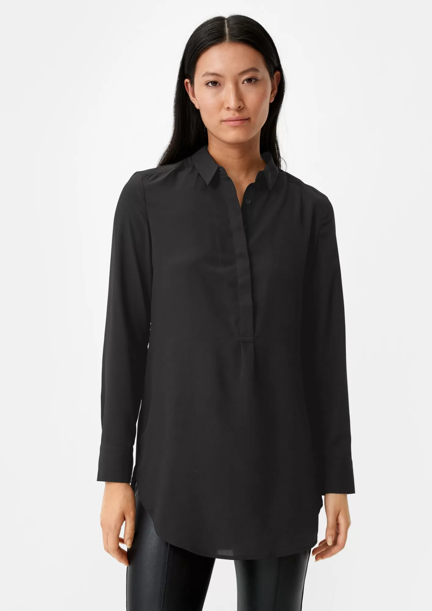 Clearance Comma Verlangerte Hemdbluse