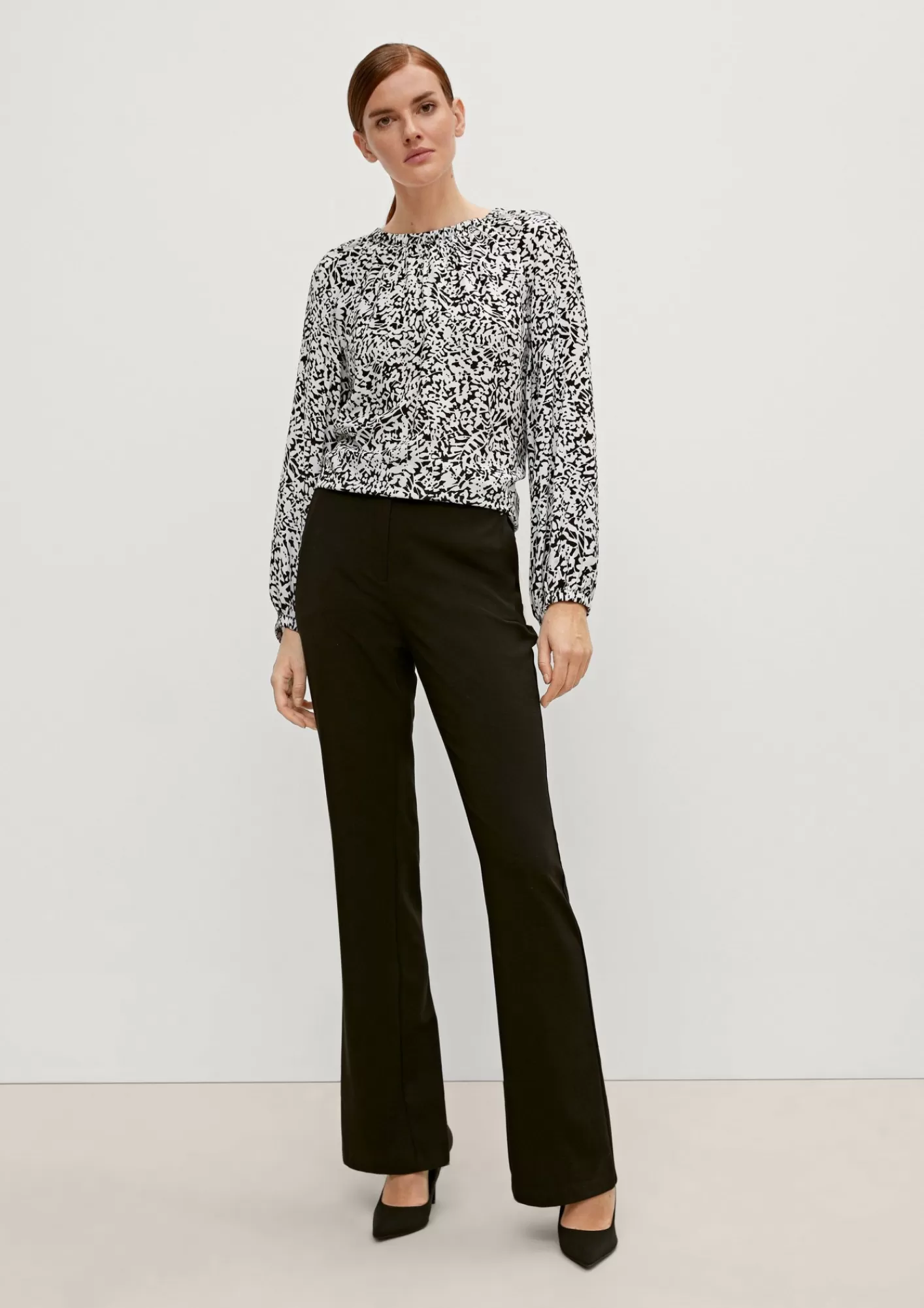 Flash Sale Comma Viskosebluse Mit Allover-Muster
