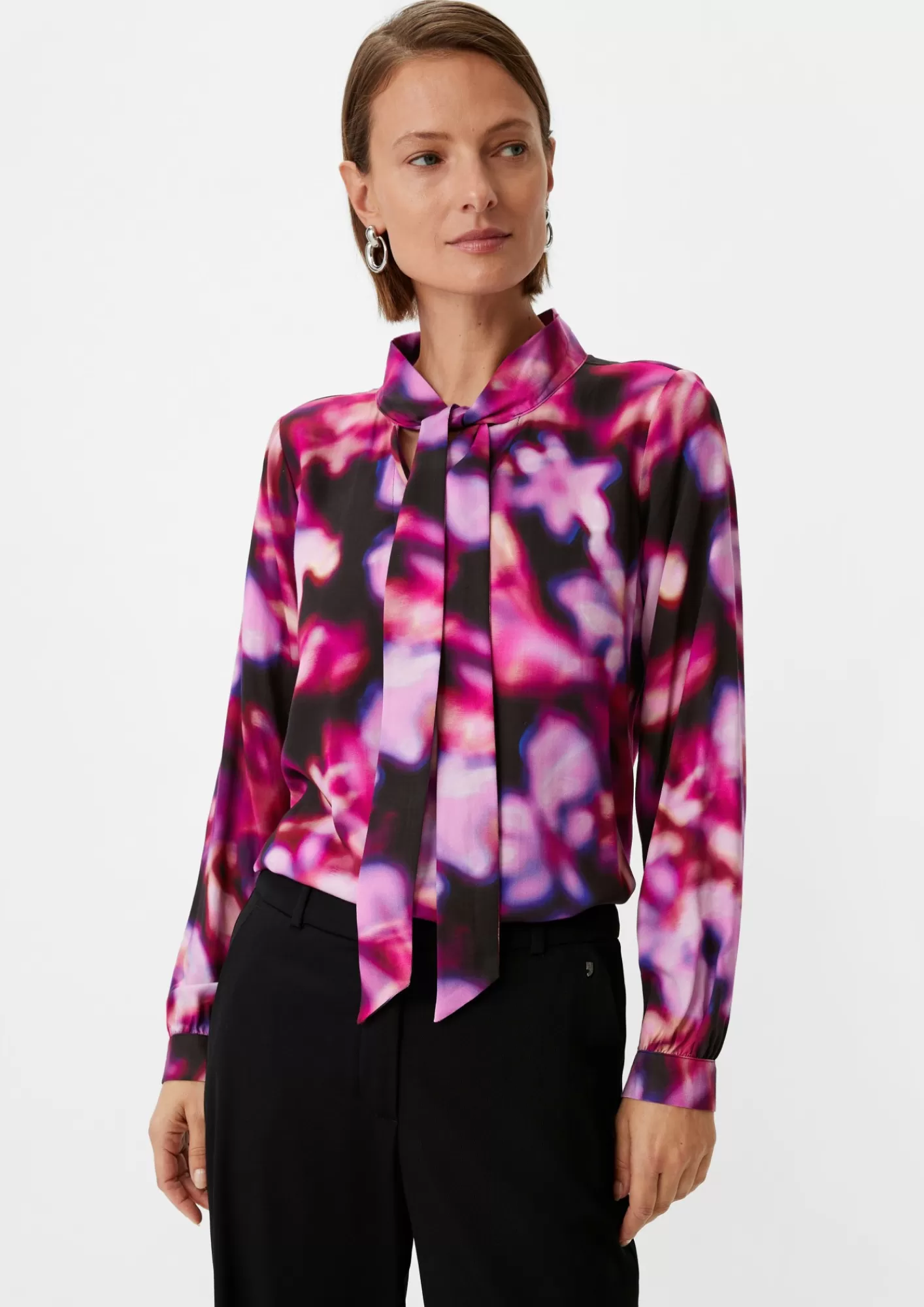 Shop Comma Viskosebluse Mit Schluppe