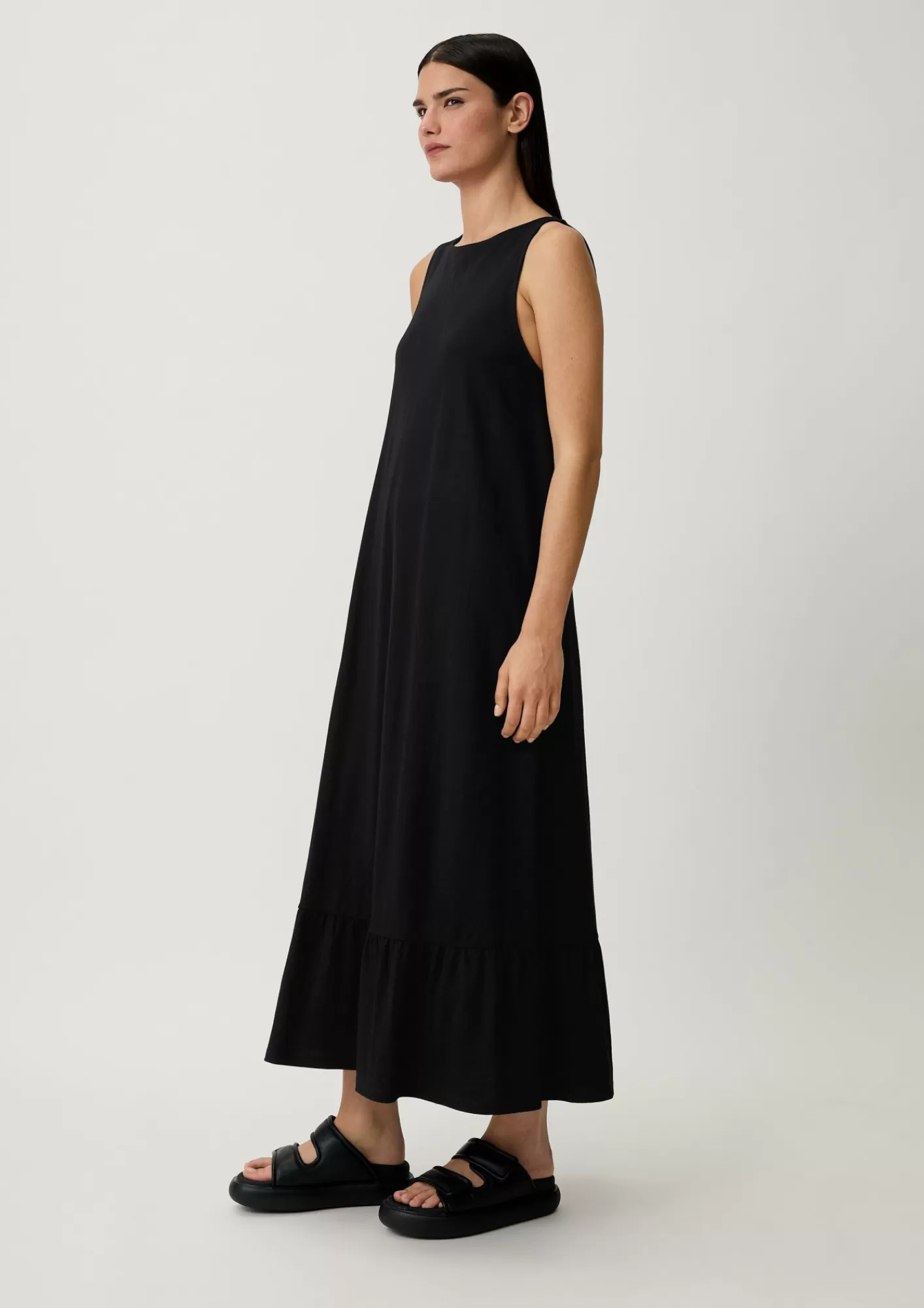 Cheap Comma Volantkleid Aus Pique