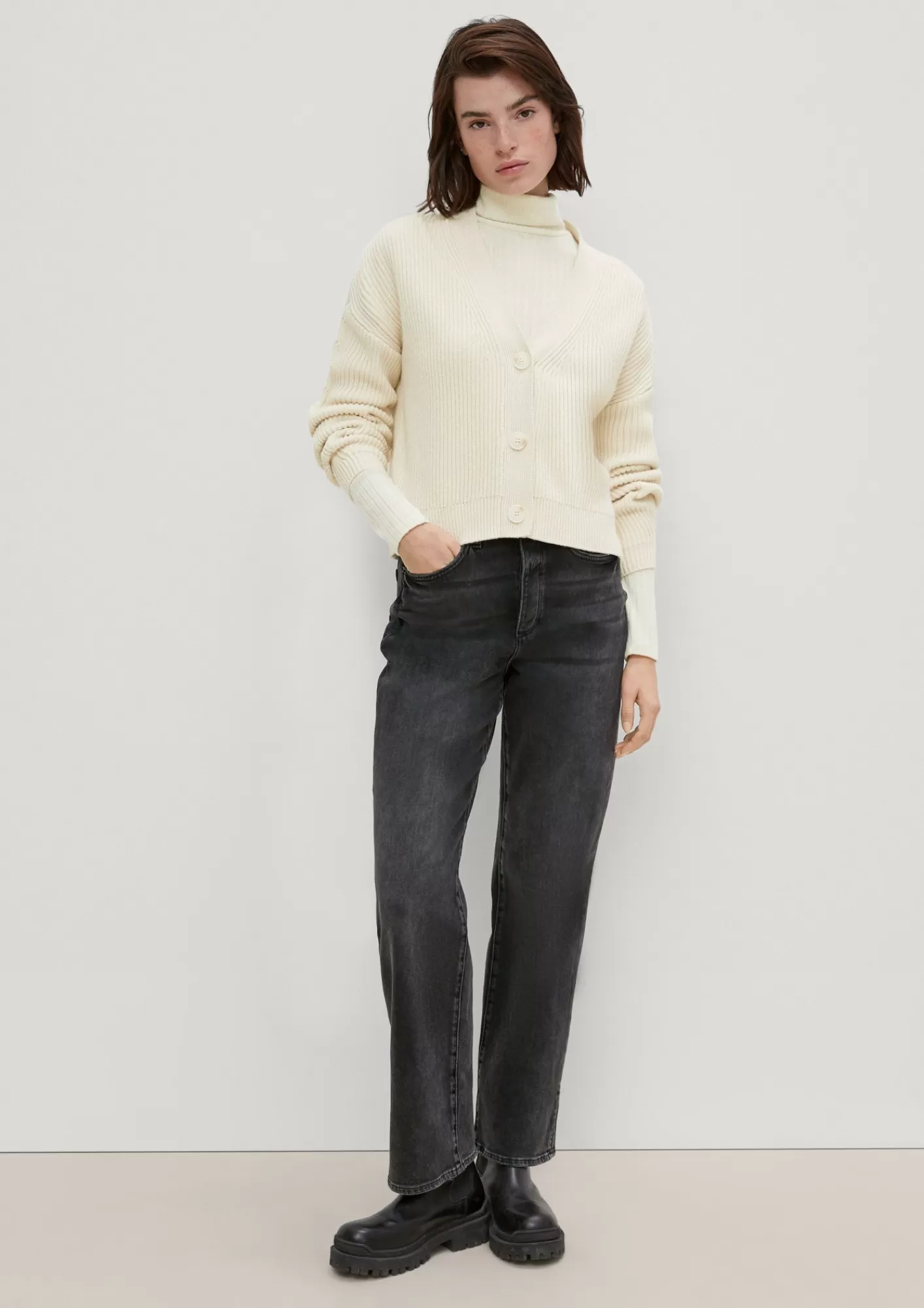 New Comma Weicher Pullover Aus Viskosemix